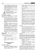 Preview for 63 page of BTI 9042722 Safety And Users Manual