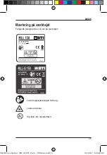 Предварительный просмотр 37 страницы BTI 9049761 Instruction Manual