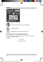 Preview for 80 page of BTI 9049761 Instruction Manual