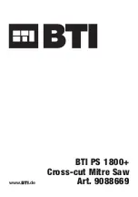 BTI 9088669 Original Instructions Manual предпросмотр