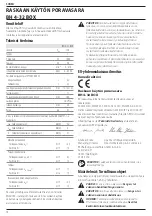 Preview for 74 page of BTI 9090146 Original Instructions Manual