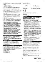 Preview for 13 page of BTI A18 DSS-1 BL 1/2 Original Instructions Manual