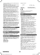 Preview for 34 page of BTI A18 DSS-1 BL 1/2 Original Instructions Manual