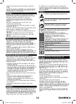 Preview for 35 page of BTI A18 DSS-1 BL 1/2 Original Instructions Manual