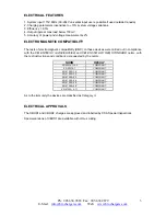 Preview for 3 page of BTI Excel Series Operating Manual