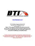 BTI MoTeC M130 Manual preview