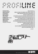 Preview for 1 page of BTI Profiline A-RS 18V Instruction Manual