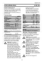 Предварительный просмотр 5 страницы BTI Profiline A-RS 18V Instruction Manual