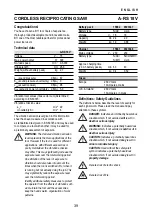 Preview for 39 page of BTI Profiline A-RS 18V Instruction Manual