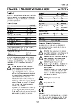 Предварительный просмотр 129 страницы BTI Profiline A-RS 18V Instruction Manual