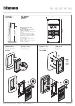 Preview for 1 page of Bticino 308001 Manual