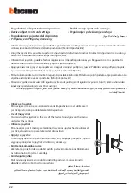 Preview for 22 page of Bticino 318012 Installation Manual