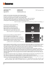 Preview for 28 page of Bticino 318012 Installation Manual