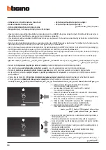 Предварительный просмотр 38 страницы Bticino 318012 Installation Manual
