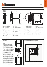 Preview for 1 page of Bticino 321020 Manual