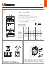 Preview for 1 page of Bticino 323004 Quick Start Manual