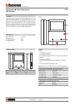 Preview for 6 page of Bticino 344625 User Manual