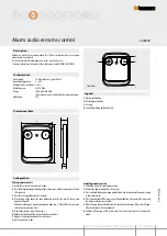 Preview for 1 page of Bticino 348220 Quick Start Manual