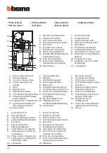 Предварительный просмотр 10 страницы Bticino 361311 Installation Manual