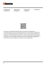 Предварительный просмотр 34 страницы Bticino 361311 Installation Manual
