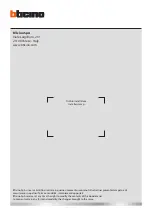 Предварительный просмотр 36 страницы Bticino 361311 Installation Manual
