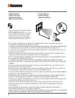 Preview for 40 page of Bticino 363411 Installation Manual