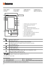 Предварительный просмотр 10 страницы Bticino 363915 Installation Manual