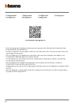 Предварительный просмотр 46 страницы Bticino 364232 Installation Manual