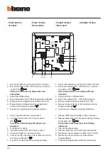 Предварительный просмотр 12 страницы Bticino 364613 Installation Manual