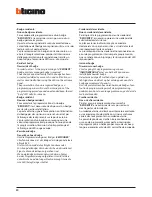 Предварительный просмотр 30 страницы Bticino 365711 Installation Manual