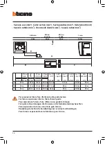 Предварительный просмотр 10 страницы Bticino 366311 Installation Manual
