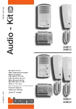 Preview for 1 page of Bticino 368011 Instructions For Use Manual