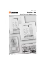 Предварительный просмотр 1 страницы Bticino 369211 Installation Manual