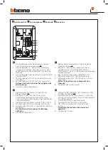 Предварительный просмотр 8 страницы Bticino 369911 Instructions For Use Manual