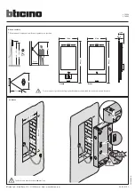 Предварительный просмотр 1 страницы Bticino 374000 Manual