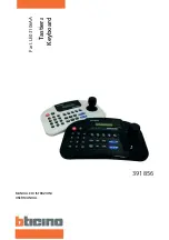 Bticino 391856 User Manual предпросмотр