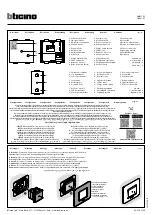 Bticino AM4510C Quick Start Manual предпросмотр