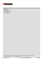 Предварительный просмотр 28 страницы Bticino AXOLUTE Nighter Installation Manual