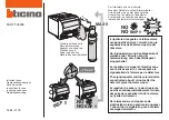Preview for 1 page of Bticino AXOLUTE Instructions For Use