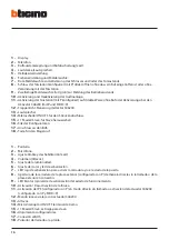 Предварительный просмотр 16 страницы Bticino BTI-366511 Installation Manual