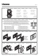 Preview for 1 page of Bticino BTK4003CWI Manual