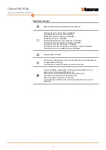 Предварительный просмотр 16 страницы Bticino Classe100 X16E User And Installation Manual