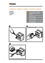 Предварительный просмотр 6 страницы Bticino F3N400 Installation Manual