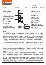 Bticino F420 Instruction Sheet предпросмотр