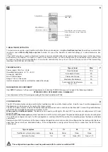 Preview for 3 page of Bticino F470/1 Instructions For Use