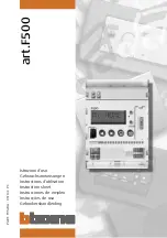 Bticino F500 COAX Instruction Sheet preview