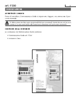 Предварительный просмотр 4 страницы Bticino F500 COAX Instruction Sheet