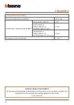Предварительный просмотр 12 страницы Bticino F500N Installation Manual