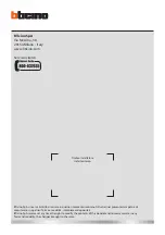 Предварительный просмотр 24 страницы Bticino F500N Installation Manual