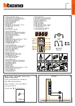 Bticino F67SR11 Manual предпросмотр